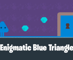 Enigmatic Blue Triangle