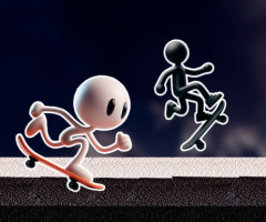 Black and White Stickman