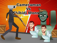 Cameraman vs Skibidi Monster: Fun Battle