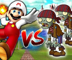 Fat Mario vs Zombies