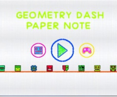Geometry Dash Paper Note