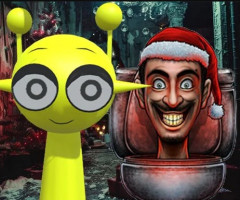 Sprunki in Backrooms Christmas Skibidi Terrors