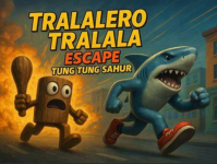Tralalero Tralala escape Tung Tung Sahur