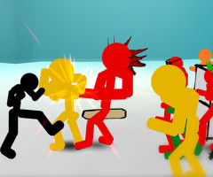 Stickman Street Fighting 3D